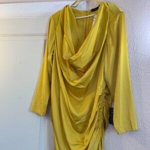 Fashion to Figure Golden Hour Cowl Neck Dress – Size 2 (NWT)